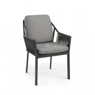 Стілець Liv Dining Chair Stackable Charcoal — фото 5