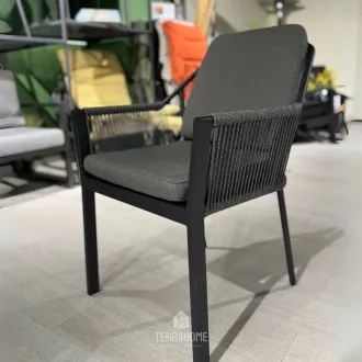 Стілець Liv Dining Chair Stackable Charcoal