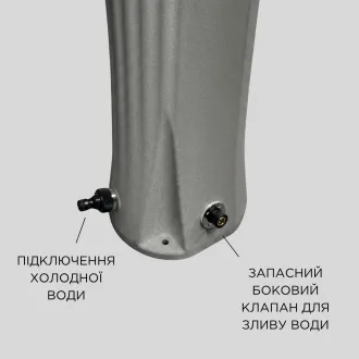 Садовый душ NEW HAPPY resin, COMET SILVER — фото 12