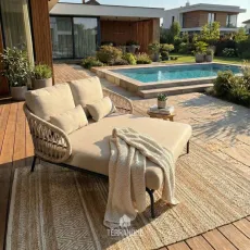 Tosca Daybed / MRG | Camel Sand | Natural mixed weave