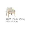 Стілець Bellano dining chair Natural new teak |natural gravel — фото 5