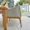 Стілець Bellano dining chair Natural new teak |natural gravel — фото 3