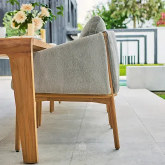 Стілець Bellano dining chair Natural new teak |natural gravel — фото 3