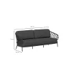 Диван Natal Lounge 3-Seater Charcoal — фото 12