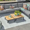 Журнальні столики Siena (Набір) 87x87 | 71x71 | MRG | Натуральний тик
