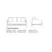 Диван Bellano 2 seater sofa bench, Natural new teak |natural gravel — фото 2