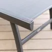 Шезлонг Fly graphite, carbon grey Alu/Textilene, Teak — фото 8