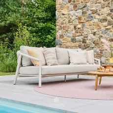 Диван Sato lounge bench / Camel sand | natural gravel
