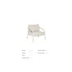 Стілець Sato low dining chair / Camel sand | natural gravel — фото 7