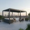 Альтанка Villa 4x6 м, дах open/close (електричний) + LED (холодне світло), антрацит — фото 9