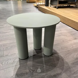 Журнальный столик HYPPO Ø50 H.46 3 LEGS ,PAINTED QUARTZ GREEN WITH QUARZ GREEN HPL TOP