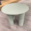 Журнальный столик HYPPO Ø50 H.46 3 LEGS ,PAINTED QUARTZ GREEN WITH QUARZ GREEN HPL TOP — фото 2