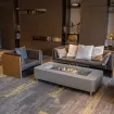 Стoл c камином SYDNEY Bioethanol Space Grey (вкл. стекло 2 шт)