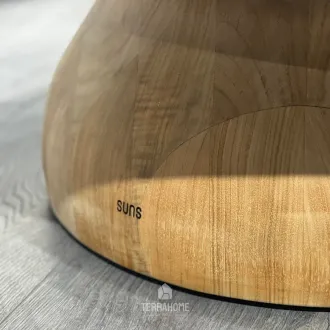 Кавовий столик Farzi lounge table Ø80x31 Natural new teak — фото 4