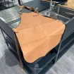 Кожаный фартук для барбекю коричневый BBQ Apron Full Leather Cognac — фото 2