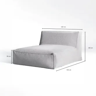 Шезлонг Love Bed TROIS POMMES HOME, Melange — фото 8