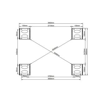 Беседка Luxe 3,6x4 м, электрическая раздвижная крыша + LED, антрацит — фото 22