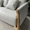 Диван Bellano 3-seater sofa bench, Natural new teak |natural gravel — фото 4