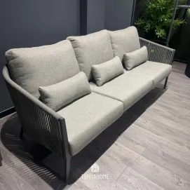 Диван Avero 3-местный, MRG, Carbon grey, Light anthracite mw straight — фото 2