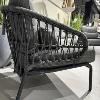 Лаунж комплектTosca диван+ 2 крісла / MRG | Carbon grey | light anthracite mw — фото 5