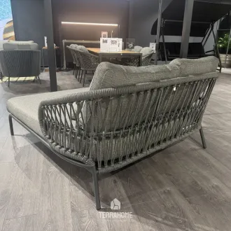 Ліжко-шезлонг Tosca Daybed, MRG, Carbon grey, light anthracite mixed weave — фото 2