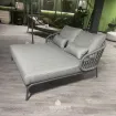 Ліжко-шезлонг Tosca Daybed, MRG, Carbon grey, light anthracite mixed weave