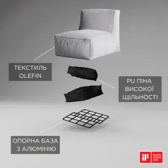 Крісло TROIS POMMES HOME, Melange — фото 3