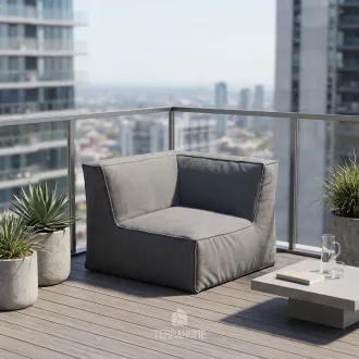 Кутовий модуль TROIS POMMES HOME, Dark grey — фото 2