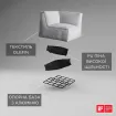 Угловой модуль TROIS POMMES HOME, Melange — фото 3