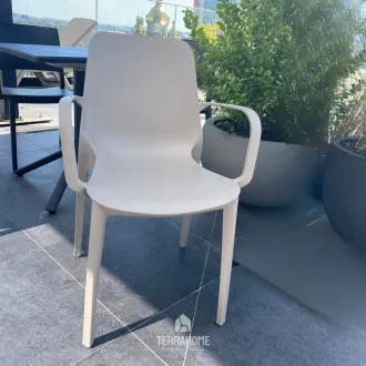 Комплект стол Eco fixed + 4 стула Ginevra, dove grey — фото 4