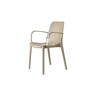 Комплект стол Eco fixed + 4 стула Ginevra, dove grey — фото 8