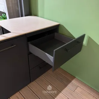 Вулична кухня Brabura з газовим грилем та холодильником — фото 11