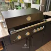 Вулична кухня Brabura з газовим грилем та холодильником — фото 4