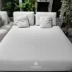 Ліжко-шезлонг Blocchi daybed White grey boucle — фото 2