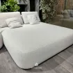 Ліжко-шезлонг Blocchi daybed White grey boucle — фото 4