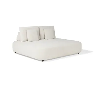 Ліжко-шезлонг Blocchi daybed White grey boucle — фото 6