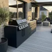 Уличная кухня Brabura с газовым грилем