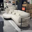 Кутовий лаунж Лівий Bardi Matt royal grey, Camel sand, Beachy bouclé — фото 9