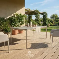 Уличный стол Elegante 219 см, Trespa Ophira, Champagne