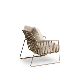 Кресло Rivera Lounge, Champagne, Navajo White — фото 4