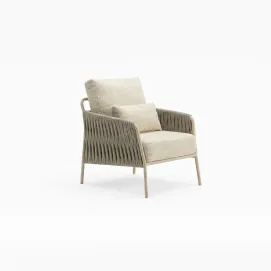 Кресло Fiavè lounge, Camel sand, Misty rope, Beachy bouclé — фото 2