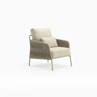 Кресло Fiavè lounge, Camel sand, Misty rope, Beachy bouclé — фото 2