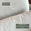 Диван Fiavè 2,5-місний, Matt royal grey, Misty rope, Beachy bouclé — фото 5