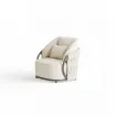 Кресло Vivaro lounge, Matt royal grey, Misty rope, Beachy bouclé — фото 2