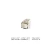 Кресло Vivaro lounge, Matt royal grey, Misty rope, Beachy bouclé — фото 3