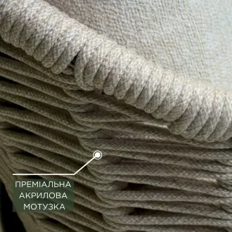 Лаунж-комплект Casto 2,5-місний диван + 2 крісла + кавові столики Nova, Matt royal grey — фото 7
