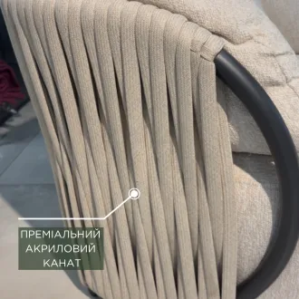 Лаунж-комплект Vivaro 3-местный диван + 2 кресла, Matt royal grey — фото 7