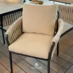 Стілець Fiavè dining, Matt royal grey, Misty rope, Beachy bouclé — фото 4