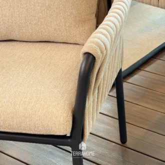 Стілець Fiavè dining, Matt royal grey, Misty rope, Beachy bouclé — фото 5