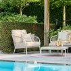 Крісло Nappa lounge, Camel sand, Natural gravel, knotweave — фото 5